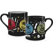 Harry Potter Kop - The 4 Houses - zwart-blauw-groen | Maat Standard