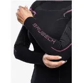 Brubeck Dames Thermoshirt - met Nilit Innergy - Zwart/Roze - M