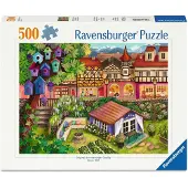 Ravensburger Puzzel voor volwassenen, 500 stukjes - Idyllic dorp