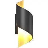 Fantasia 4014422 Helix Wandlicht Zwart / Goud G9 Excl (Max 40W)