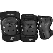 Tempish - Taky - Skatebescherming - 3-pack - Volwassenen - Zwart - Complete Set voor Skaten - Maat XL