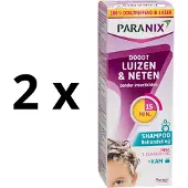 Paranix behandelingsshampoo 2 x 200 ml - met kam - luizenshampoo