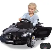 Jamara Elektrische Kinderauto Mercedes-benz Amg Gt R 12v Zwart