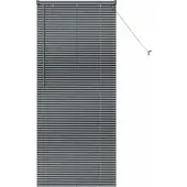 vidaXL Venetiaanse jaloezie Donkergrijs 175 x 70 cm 25 mm Aluminium