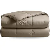 Zelesta Deluxe Uni Satijnkatoen Zomerdekbed - Walnootbruin 240x200cm