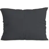Zelesta Comfort Duo Kussensloop - Zachtzwart 80x80cm