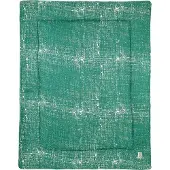 Meyco Baby Fine Lines boxkleed - emerald green - 77x97cm