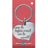 Paper Dreams Hart sleutelhanger - Vriend