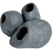 Superfish Aquarium Decoratie Fish Cave 3 Grijs 16 X 13,3 X 17,8 Cm