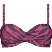 Beachlife Zigzag Zebra Padded Wired Top