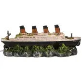 Europet Aquarium Decoratie de Titanic, 39x11x14cm (Decoratie, Schip)