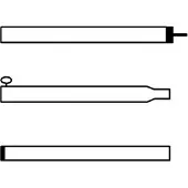 Campking Tentstok 25mm 170/250cm