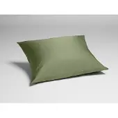 Yumeko Kussensloop Katoensatijn 70x90 Groen - Eco, Bio & Fairtrade