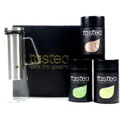 Tastea Just Chill Iced Box - 3 Iced teas - Losse groene- & vruchtentheeën - Green Dream, Sunset, Tutti Frutti en Theekan