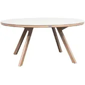 Hespéride Ronde tuintafel voor 8 personen van gesinterde steen NELORA