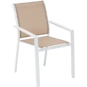 Hespéride Stapelbare tuinstoel van aluminium ESSENTIA