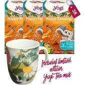 Yogi tea Happy Farming - 3 pakjes - inclusief limited edition mok