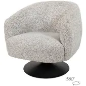MySons Draaifauteuil Louis 360 - Puente - Ecru 06 - Star Collection