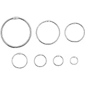Combicraft Openklapbare sleutelringen 32x2,7mm - 10 stuks