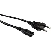 Value Netzkabel Euro-Flachstecker auf C7