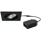 Brumberg Loop-S LED inbouwspot 927 dimbaar zwart Loop-S,, zwart, Woon-/ Eetkamer, Kunststof, Modern, Winkel inbouwlampen