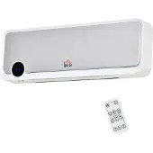 HOMCOM -Wandverwarming-PP-56x11,7x18,5cm-Wit, Zilver