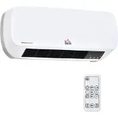 HOMCOM -Wandverwarming-ABS-45x18,6x11,5cm-Wit