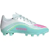 Adidas Sportschoen 'F50 MESSI LEAGUE' cyaan blauw / donkerroze / wit