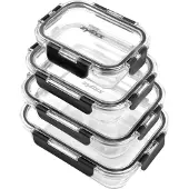 Zyliss Vershoudbakjes Glass Container Set Clear (4-delig)