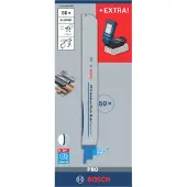 Bosch 50 PRO Thick Metal zaagbladen + gratis GLI 18V-800 werklamp 18V | zonder accu's en lader - 0615997697