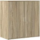 vidaXL Dressoir 79x38x80 cm bewerkt hout sonoma eikenkleurig