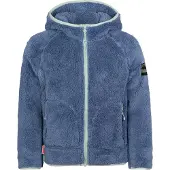 TROLLKIDS - Girl's Borgund Jacket XT - Fleecevest 128, blauw