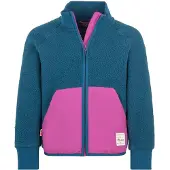 TROLLKIDS - Girl's Vega Jacket - Fleecevest 128, blauw