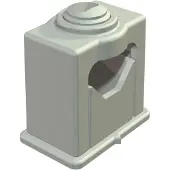 Obo Bettermann 2105012 Buisklem Grijs 100 stuk(s)