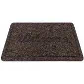 Rugsx Ruitenwisser WELCOME 7097 anti slip, extern, intern - bruin 50x80 cm