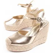 Montevita Espadrilles Met Sleehak Balenci Goud