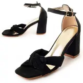 Montevita Heel Sandal Sandal2 in Zwart