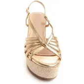 Montevita (Gouden, 39) Espadrille-sandaal Voor Dames. Wesparto5 88501