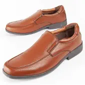 Purapiel (Bruin, 43) Leren Herenloafers. Confore8 100612