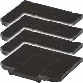 Zanussi 4x Koolstoffilter MCFE04 / 9029800480 / EFF72