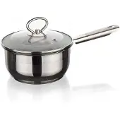 Banquet Rondel 1,5L RVS met Glazen Deksel - Inductie Geschikt
