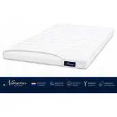 Nirwana bedden - Koudschuim topdekmatras - 120x190 cm - 7 cm - Afritsbare hoes
