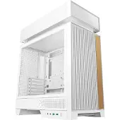 DeepCool CL660 WH (wit/houtkleur, gehard glas)