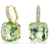 Swarovski Oorbellen 'MILLENIA' goud / groen / transparant