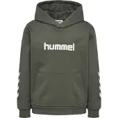 Hummel Sportief sweatshirt olijfgroen / wit