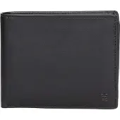 Esquire Portemonnee Slim Wallet Black Zwart