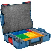 Bosch Professional L-BOXX 102 & Inset Boxen 12tlg. 1600A016NB Transportkoffer ABS Blauw (l x b x h) 357 x 442 x 117 mm