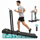TibaGoods Loopband Inklapbaar - Hardloopband - 1-12 km/h instelbaar - 10% Hellingsfunctie - 12 Programma's - Sport - Hometrainer - Elektrisch - Walking pad - Voor Thuis