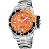 Lotus Analoog horloge oranje