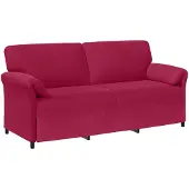 vidaXL 3-Zits Sofa Wijnrood 198 x 83 x 95 cm Fluweel